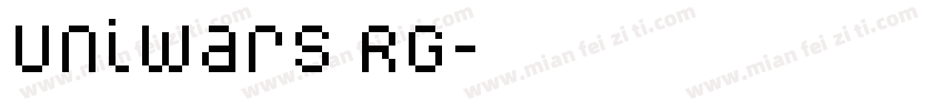 Uniwars RG字体转换